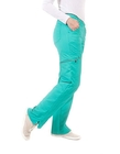 200 GSM Unisex Plain Nurse Pants Elastic Belt Medical Uniform Antimicrobial Wrinkle-free